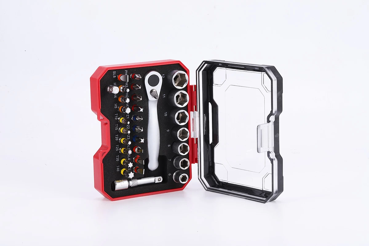 30-teiliges Ratschen- und Schraubendreher-Bit-Set