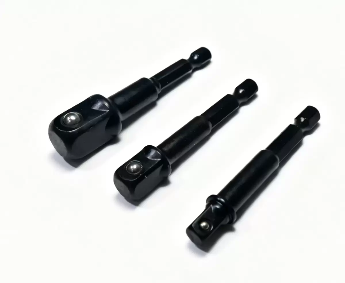 1/4", 3/8" und 1/2" Steckschlüsseladapter