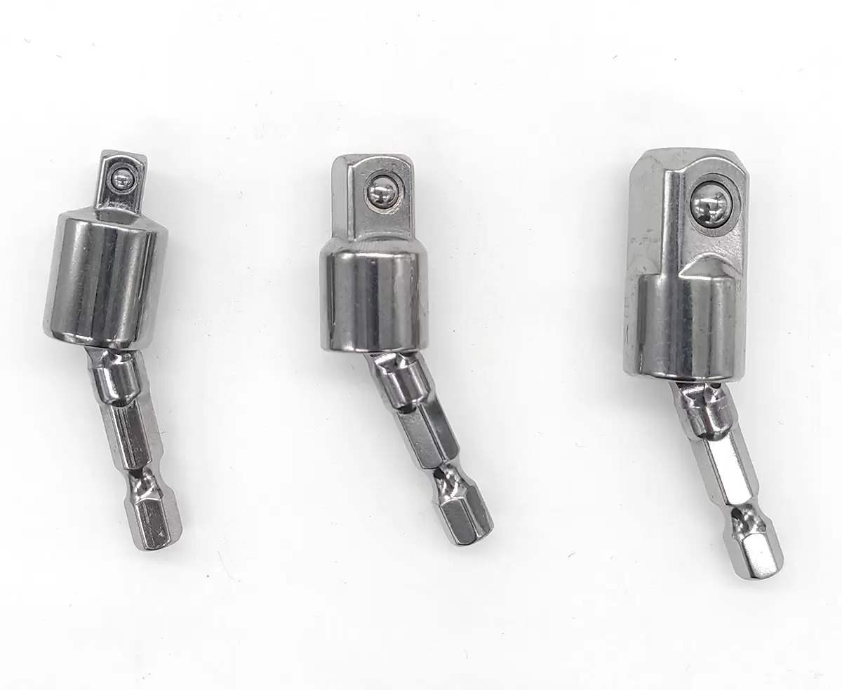 360 Grad drehbarer Sechskantschaft-Steckschlüsseladapter für Bohrmaschinen