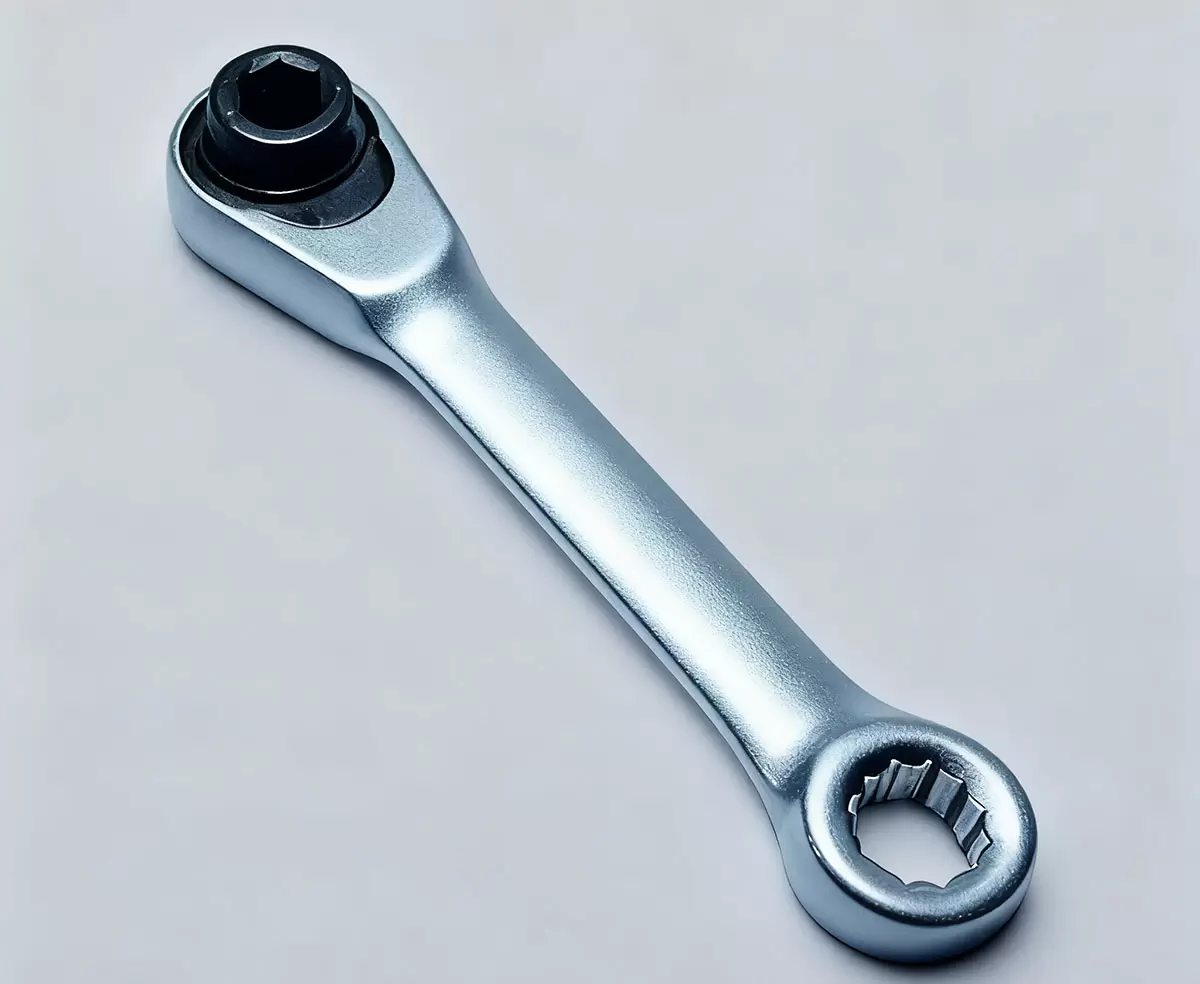 Mini-Ratschenschraubendreher, Schnellkupplungsschraubendreher, 1/4-Zoll-Doppelkopfschraubendreher